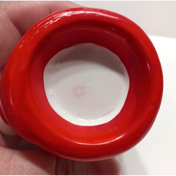 2 Candle Holders Santa Clause Taper Votive Christmas Vintage Taiwan - Picture 3 of 12